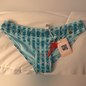 Pink Palm Puff | Vela Bottom | Azure